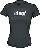 got andy? Women's Tee Shirt Medium-Black-Regular Fit