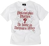 MLB Boys' Philadelphia Phillies Feared Short Sleeve Tee, White, Large