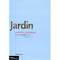 Jardin : vocabulaire typologique et technique