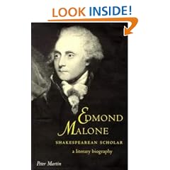 Edmond Malone, Shakespearean Scholar: A Literary Biography (Cambridge Studies in Eighteenth-Century English Literature and Thought)