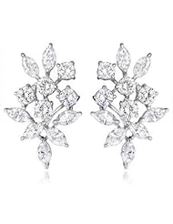 Diamond & 18k White Gold Earrings