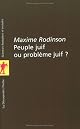 Peuple juif ou problème juif? (Petite collection Maspero)