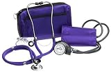  : Prestige Sphygmomanometer and Stethoscope Kit with Matching Purple Carrying Case