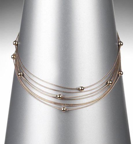 Multi Row Ball Necklace