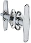 National Hardware V7639 Blank Garage Door T-Handle, 5/16-Inch Square Shaft by 3-Inch, Chrome