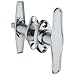 National Hardware V7639 Blank Garage Door T-Handle, 5/16-Inch Square Shaft by 3-Inch, Chrome