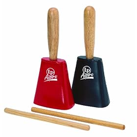 Latin Percussion LPA900-BK E-Z Grip Cowbell On Handle