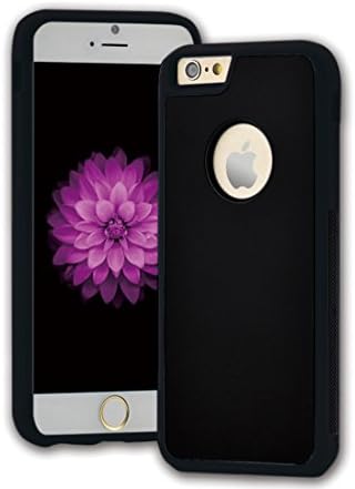 AIKUSU® Magnetic Anti-Gravity Nano-suction Technology Selfie Shockproof Case for iPhone and Samsung (iPhone6 Black)