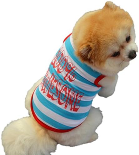 KIOP Dog Cat Pet Puppy Cute Summer Vest (L)