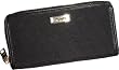 Women's DKNY Large Zip Around Wallet T&C Classics Black/Black