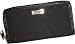 Women's DKNY Large Zip Around Wallet T&C Classics Black/Black