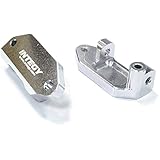 Integy RC Hobby C25484SILVER Billet Machined Caster Block for Traxxaas 1/10 Nitro Slash 2WD