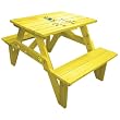 Lohasrus Kids Picnic Table CC-14007, for ages 2 to 5, 1 seated each side, Plus Free Drawing Book