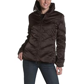 Kenneth Cole Reaction Ladies Shiny Satin Zip Front Down Jacket With Chevron Quilt by var goTwisterProductImageStrings = new Object();goTwisterProductImageStrings['prodImageNotAvailTextNoColor'] = 