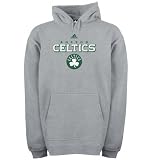 Boston Celtics Grey adidas True Fleece Hooded Sweatshirt