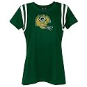 Green Bay Packers Women's Vintage Helmet Jersey Tee