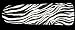 ZEBRA ANIMAL PRINT 42 CEILING FAN W/LIGHT