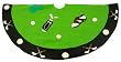 48" Putting Green Christmas Tree Skirt For Golf Lovers