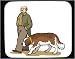 Decorated Mouse Pad with man, male, human, body, stroll, individuals, individual, dom...