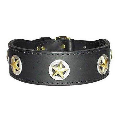2 in. Latigo Ranger Dog Collar model 6035 (Black, 24 in.)