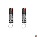 2 Police Magnum OC-17 Keychain Red Pepper Mace Spray w/ UV Dye - 1/2oz Hard Cases