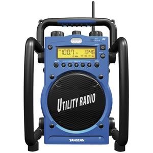 SANGEAN U3R Di tal AM FM Water-Resistant Utility Radio with Alarm
