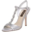 Badgley Mischka Women's Isabetta II T Strap Ornamneted Sandal