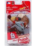 McFarlane Toys MLB Sports Picks Series 27 Action Figure Albert Pujols (St. Louis Cardinals) Grey Uniform Civil Rights Game 2010 Patch Silver Collector Level Chase