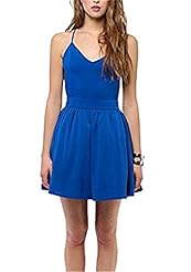 Sexy V-neck Bubble Dress Cocktail Short Backless Prom Dress 