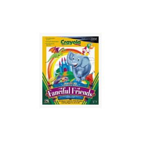 Crayola Magic 3-D Coloring Book Fanciful Friends Ages 3-7