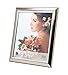 Kiera Grace Courtney Picture Frame, 8 by 10-Inch, Titanium with Silver Accent