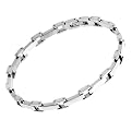 Men's Stainless Steel Bar Bracelet - 9"