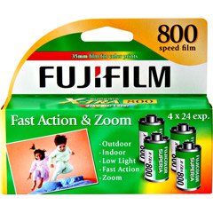 Fujifilm Superia 800 Speed 24 Exposure 35mm Film (4 Pack)