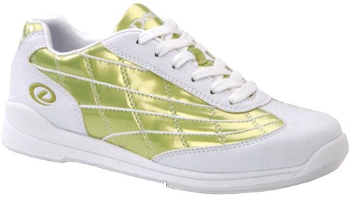 Dexter Bowling Shoes-Dexter Womens Gleam White/Light Lime Bowling Shoes-Womens Dexter Bowling Shoes-Womens Bowling Shoes