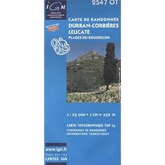 Carte de randonn�e : Durban - Corbi�re - Leucate