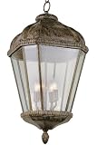 Tristan Hanging Outdoor Lantern, 4 LIGHT, BURNISHED RUST - B001L...