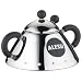 Alessi Michael Graves Sugar Bowl with Spoon Black
