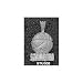 Stanford Cardinal Solid Sterling Silver ''STANFORD'' Basketball Pendant
