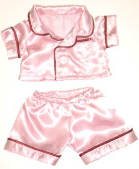Pink Satin Pj's fits most Webkinz, Shining Star and 8"-10" Make Your Own Stuffed Animals