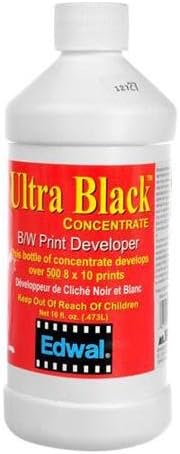 Edwal Ultra Black Liquid Print Developer, 1 Pint Makes 2.5 Gallons