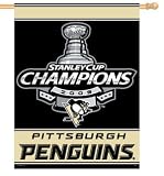 Pittsburgh PENGUINS 2009 NHL Stanley Cup Champs Banner or Flag