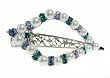 Blue Pearl Hair Clip Barrette Jewelry