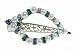 Blue Pearl Hair Clip Barrette Jewelry