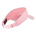Youth Cotton Sun Visor - Pink OSFM