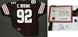 Courtney Brown Signed Browns Reebok Authentic Brown Jersey