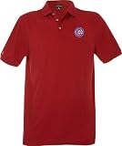 Chicago Cubs Red Classic Pique Stainguard Polo Shirt