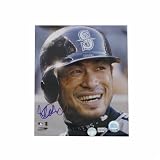 Autographed 8 x 10 Inch Ichiro Photo, Unframed Close Up, MLB Authenticated