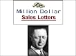 Million Dollar Sales Letters