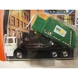 Mattel Matchbox 2009 Autocar ACX Garbage Truck Real Working Rig 1:64 Diecast Green WM...