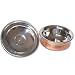 Serving Kitchen Utensil Indian Copper Bowl with Lid image 3